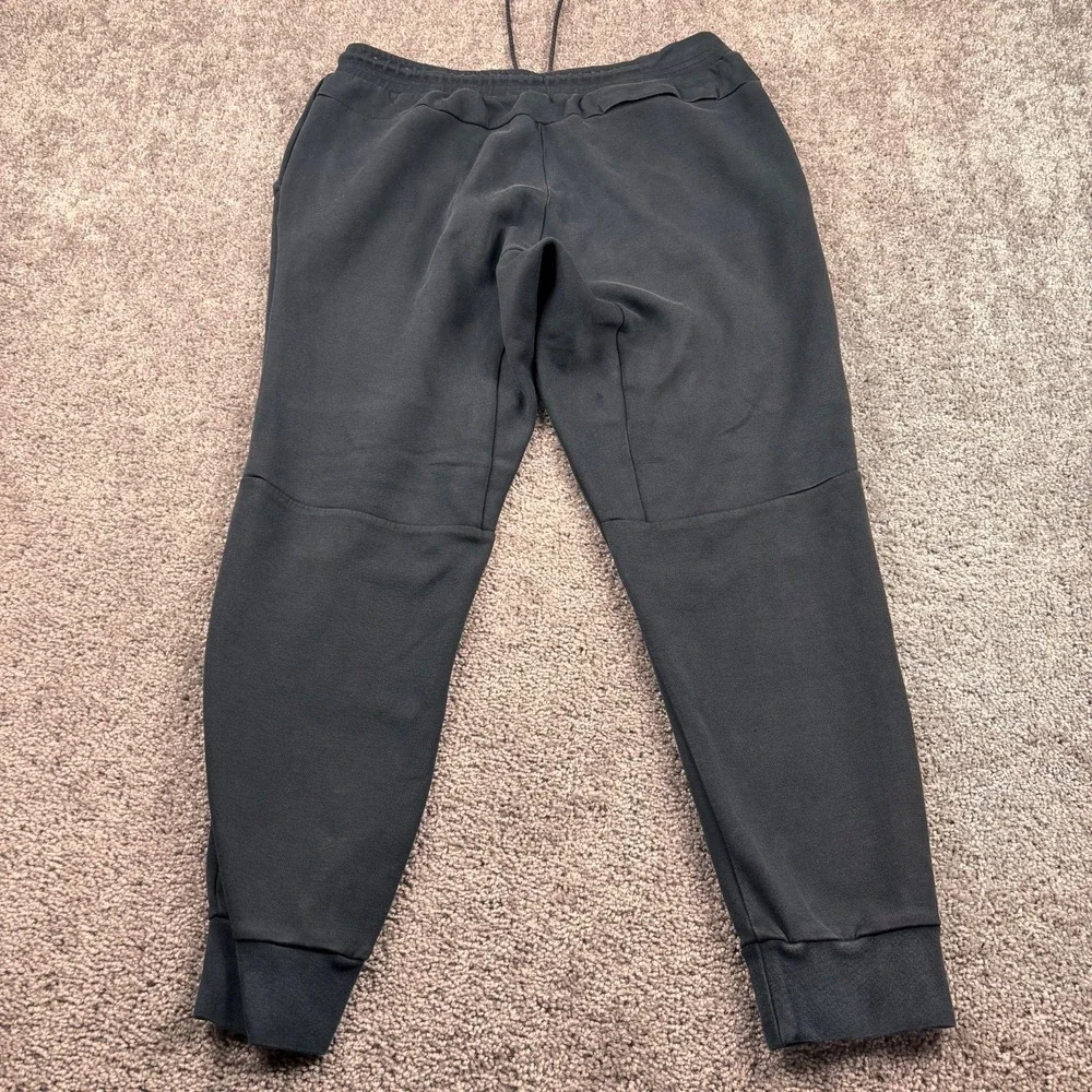 Nike Tech Fleece Jogger Pants Mens 2XL Black‎ Tapered Zip Pocket Sweatpants
